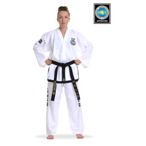 Добок DAN с черным воротом Ultra TAITF 10814